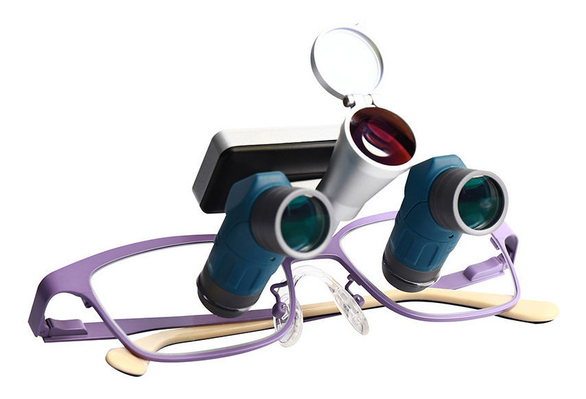 YUYO ET-2+WL-2-001-II 3.5x 5x 7x Zoom Dental Loupes + Surgical Head Light