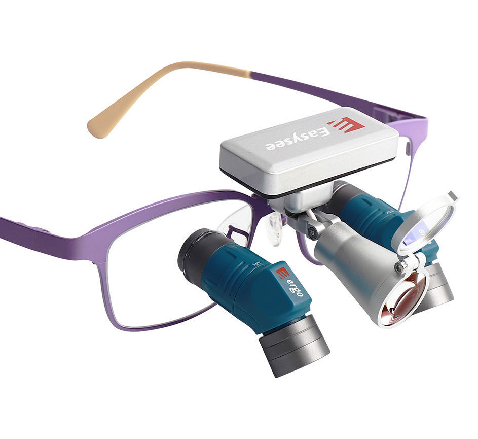 YUYO ET-2+WL-2-001-II 3.5x 5x 7x Zoom Dental Loupes + Surgical Head Light