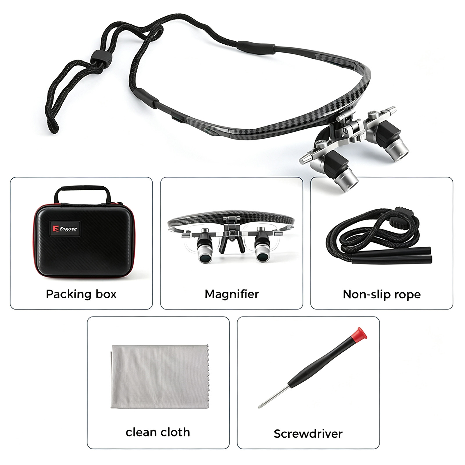 YUYO Ergo Dental Flip-Up Ergonomic Loupes 3X/4X/5X/6X