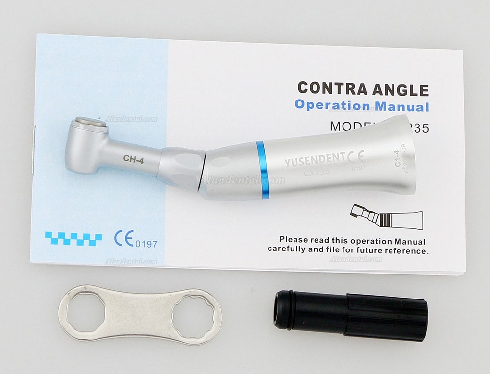 Yusendent C1-4 1:1 Low Speed Push Button Contra Angle Handpiece
