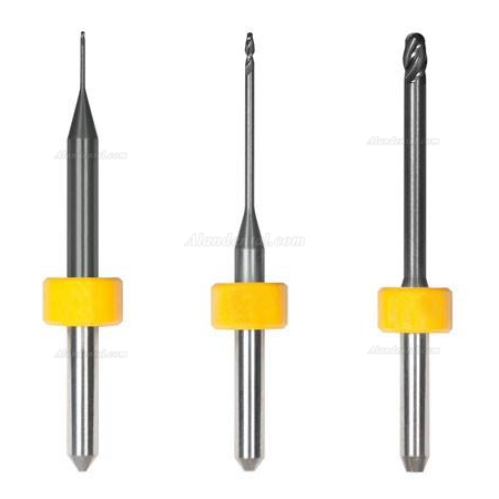1 Box Dental Zirconia Tools Milling Burs Compatible with Amann/Imes/Roland/VHF/Wieland/Zirkon