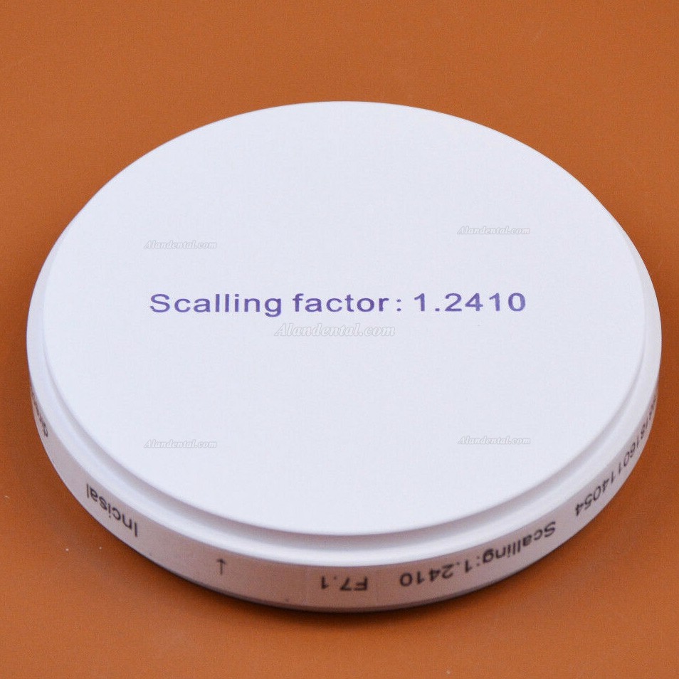 1 Pcs Dental 98*18mm(HT) Multilayer Zirconia Block Disc Six-Layer Color Dental Restoration Material