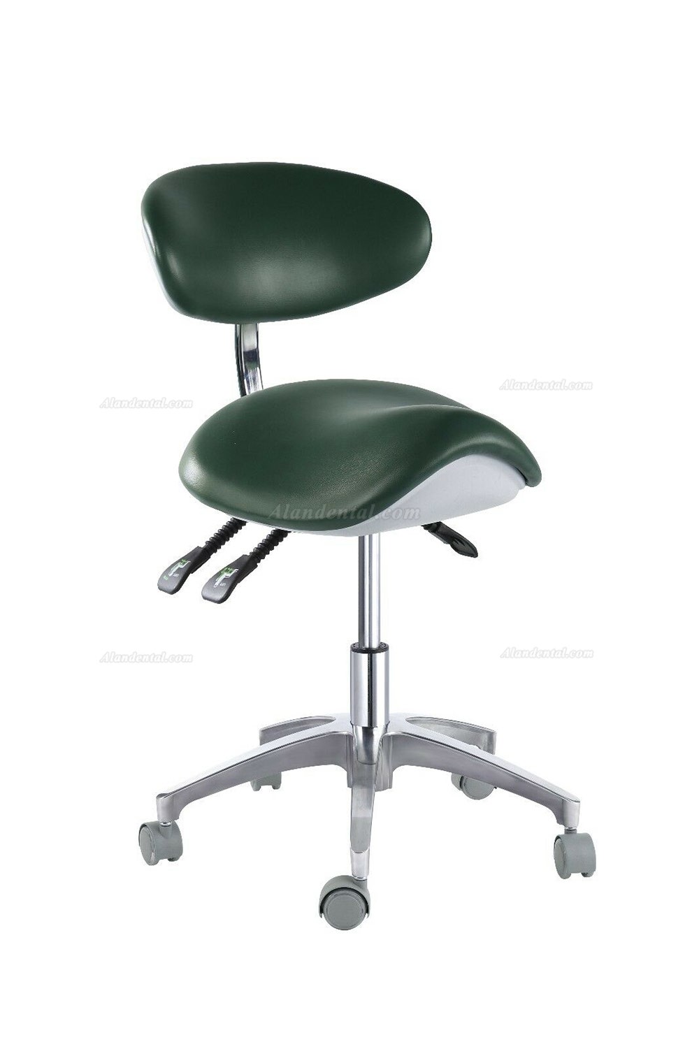 Dental Operator Saddle Chair PU Leather Medical Dentist Doctors Stool QY-MA1-S Back Adjustable