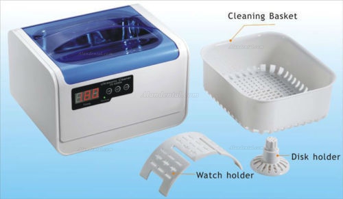 1.4L Jeken Dental Mini Digital Ultrasonic Cleaner CE-6200A with Cleaning Basket